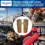 Leather Welding Gloves Supplier - High-Durable Men's Labor Cow Grain Split Anti-Slip