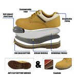 Steel Toe Work Safety Shoes Supplier - SAILGOOD Men's Lightweight Black Oil Waterproof