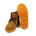 Steel Toe Work Boots Supplier - Puncture-Resistant High Ankle Suede Cowboy Rubber