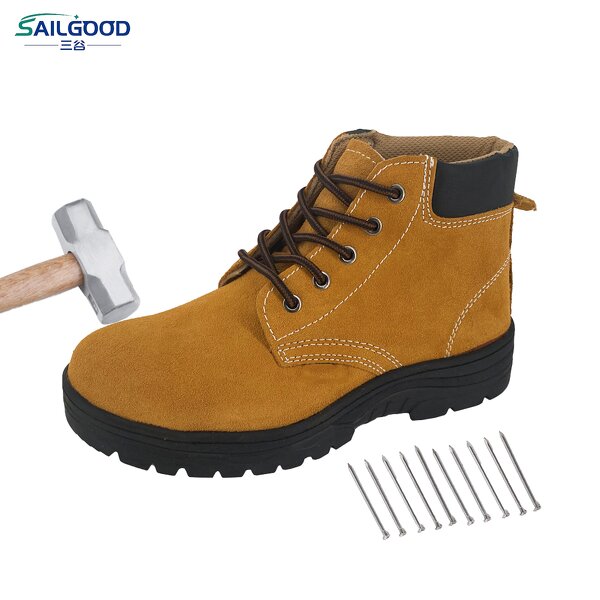 Winter Safety Boots Supplier - SAILGOOD Construction Keep Warm Cow Leather Men's