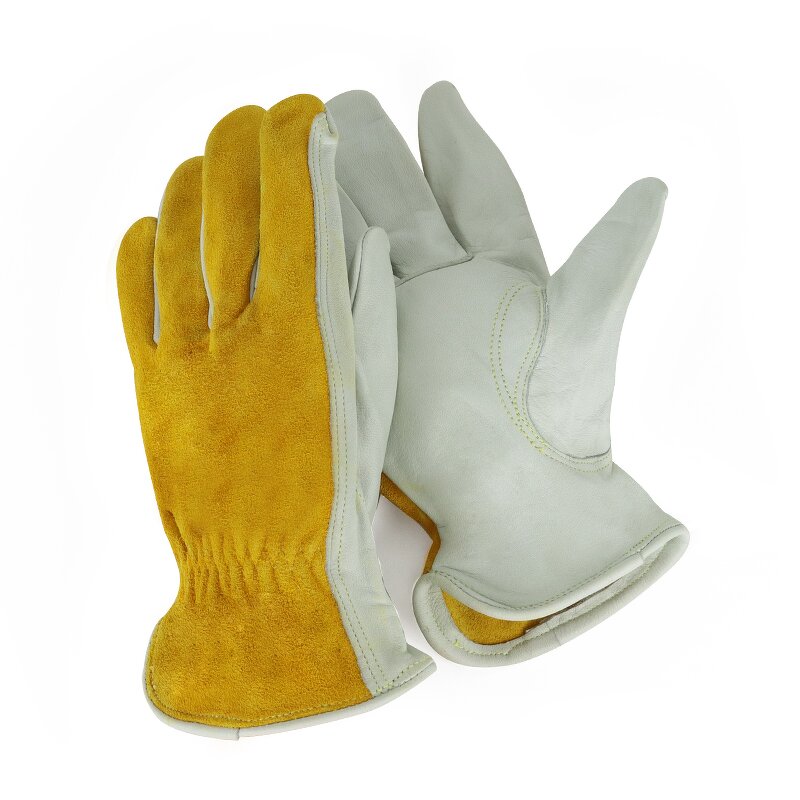 Cowhide Safety Gloves Factory - AB Grade Heavy Duty Leather Welding Heat Resistant