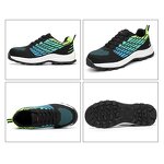 Work Safety Shoes Supplier - Autumn Fashionable Steel Toe Breathable Leather PU Rubber