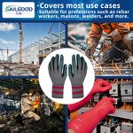 Rubber Gloves Manufacturer - Custom OEM Nylon Tire Breathable Anti-Slip Wear-Resistant