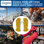 Cowhide Safety Gloves Factory - AB Grade Heavy Duty Leather Welding Heat Resistant