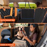 Dog Car Cover Manufacturer - Hard Bottom Waterproof Hammock Pets Protector Mesh Window