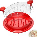Kitchen Food Processor Supplier - Clear Lid Degree Rotating Cover 3 Shredding Levels Chicken