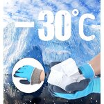 Winter Work Gloves Manufacturer - 15 Gauge Waterproof Thermal Double Coated Nylon Terry