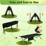 Portable Camping Cot Factory - Adults Folding Sleeping Cot with Carry Bag Wide