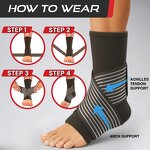 Elastic Ankle Brace Factory - Adjustable Breathable Injury Recovery Joint Pain Bandages