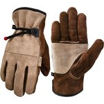 Leather Work Gloves Manufacturer - Men Women Large Gardening Construction Farm Cotton Lined
