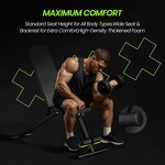 Adjustable Weight Bench Manufacturer - Home Gym Folded Vertical Storage Space Saving