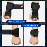 Lifting Hooks Supplier - 1 Pair Heavy Duty Wrist Straps Hand Grip Support Deadlifts