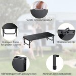 Folding Table Manufacturer - Low Lightweight Portable Party Beach Balcony Camping