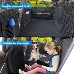 SUV Dog Cover Factory - Hard Bottom Holds Waterproof Hammock Pet Protector Mesh Window