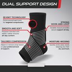 Ankle Wrap Factory - Women Men Sprain Compression Plantar Fasciitis Relief Removable
