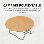 Round Camping Table Factory - Outdoor Aluminum Alloy Folding Picnic Self Driving Travel