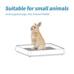 Guinea Pig Litter Box Factory - Training Pan Cage Accessories Toilet Tray Rats Hamster