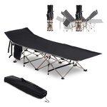 Folding Sleeping Cot Supplier - Adults Portable Camping Carry Bag Wide Cot
