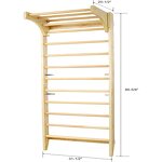 Wall Mounted Stall Bars Factory - Physical Strength Training Adjustable Bar Gymnastics