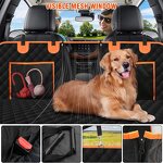Dog Car Cover Manufacturer - Hard Bottom Waterproof Hammock Pets Protector Mesh Window
