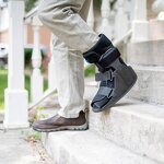 Ankle Fracture Boot Supplier - Black Compression Surgery Recovery Orthopedic Air Walker
