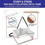 Dog Car Seat Factory - Collapsible Canvas Easy Clean Metal Frame Adjustable Straps