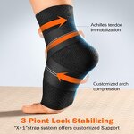 Compression Sleeve Manufacturer - Women Men Foot Support Sprained Relief Ankle Brace