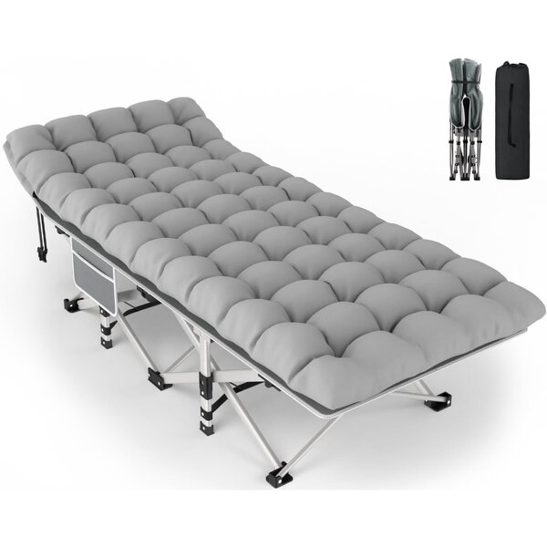 Camping Cot Bed Manufacturer - Adults Folding Sleeping Cot with Carry Bag Wide