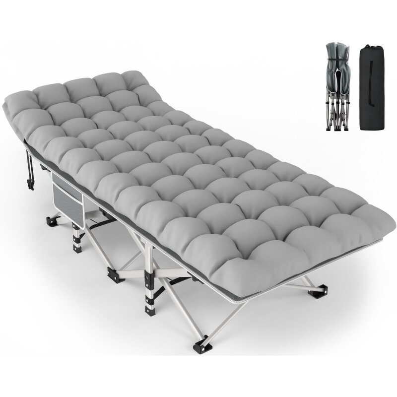Camping Cot Bed Manufacturer - Adults Folding Sleeping Cot with Carry Bag Wide