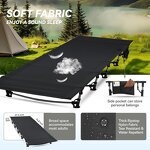Folding Sleeping Cots Supplier - Adults Portable Camping Cot with Carry Bag Wide