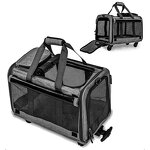 Dog Carrier with Wheels Manufacturer - Foldable Airline Approved Small Dogs Pet Travel