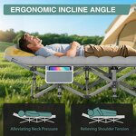 Camping Cot Bed Manufacturer - Adults Folding Sleeping Cot with Carry Bag Wide
