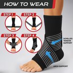 Ankle Wrap Factory - Women Men Sprain Compression Plantar Fasciitis Relief Removable