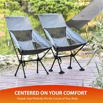 Backpacking Chair Supplier - Portable Folding Beach Camping Chair