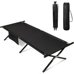 Portable Camping Cot Factory - Adults Folding Sleeping Cot with Carry Bag Wide