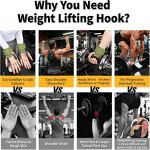 Lifting Hooks Supplier - Heavy Duty Gym Wrist Strap Hook for Deadlifts Pull-Ups