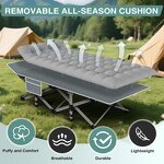 Camping Cot Bed Manufacturer - Adults Folding Sleeping Cot with Carry Bag Wide
