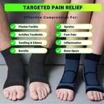 Foot Arch Support Supplier - Relieves Achilles Tendonitis Plantar Fasciitis Sock