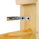 Wall Mounted Stall Bars Factory - Physical Strength Training Adjustable Bar Gymnastics