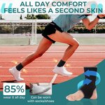 Compression Ankle Support Supplier - Breathable Knitted Fabric Open Heel Sleeve
