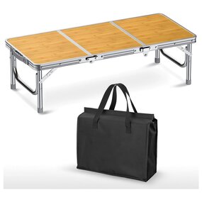 Portable Camping Table Factory - Handle Lightweight Beach Party Picnic Thicker with Bag