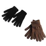 Knitted Winter Gloves Factory - Classic Solid Color Unisex Cheap Warm Acrylic One Size