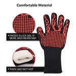 Silicone BBQ Gloves Factory - Extreme Barbecue Grilling Food Grade Candy Making Double