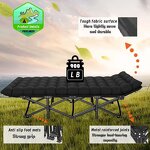 Portable Sleeping Bed Supplier - Adult Side Indoor Outdoor Office Travel Cot