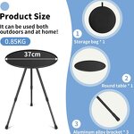 Adjustable Camping Table Factory - Outdoor Folding Round Height Portable Picnic with Mesh