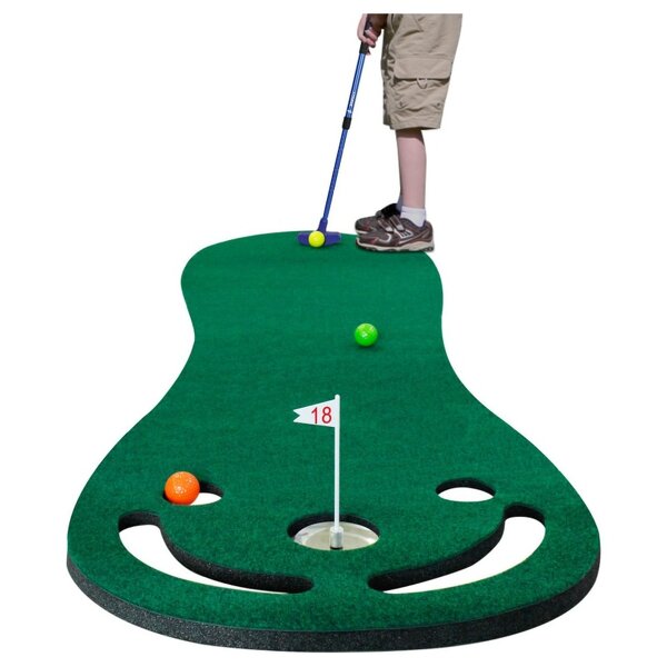Golf Putting Practice Mat Supplier - Indoor Outdoor Adjustable Putter Balls Training Flags