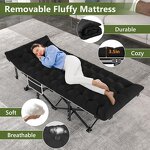 Camping Cot with Bag Manufacturer - Adults Folding Sleeping Cot Portable Wide Cot