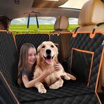 Dog Car Cover Manufacturer - Hard Bottom Waterproof Hammock Pets Protector Mesh Window
