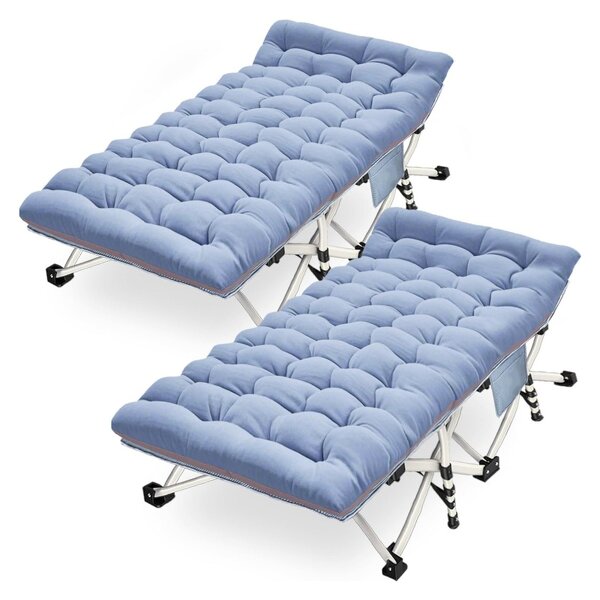 Wide Camping Cot Supplier - Adults Folding Sleeping Cot Portable Travel Bed