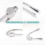 Garlic Press Manufacturer - Premium Kitchen Mincer Crusher Squeezer Ergonomic Handle Easy Clean